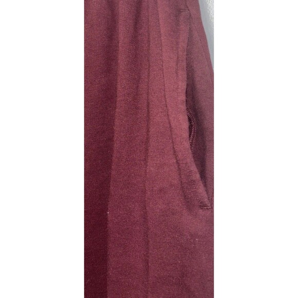 Victoria's Secret PINK Red Wine Color Fleece Campus Sweatpants Size Small - Picture 4 of 5